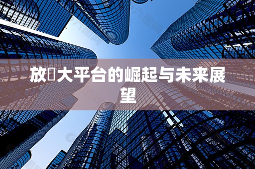 放單大平台的崛起与未来展望