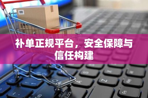补单正规平台，安全保障与信任构建