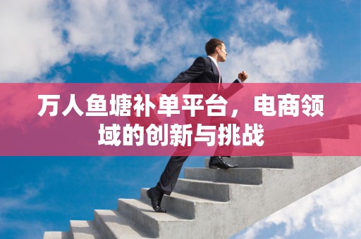 万人鱼塘补单平台，电商领域的创新与挑战