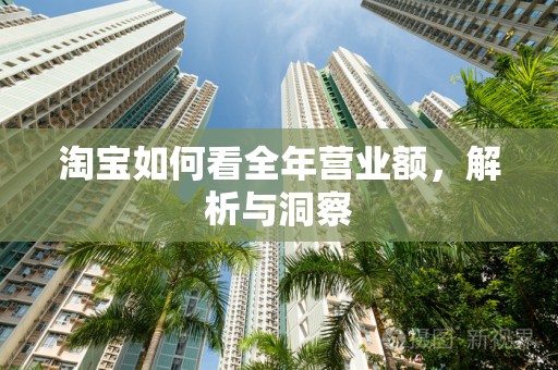 淘宝如何看全年营业额，解析与洞察