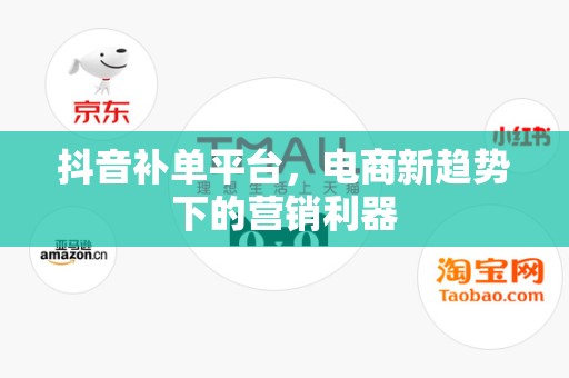 抖音补单平台，电商新趋势下的营销利器