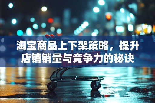 淘宝商品上下架策略，提升店铺销量与竞争力的秘诀