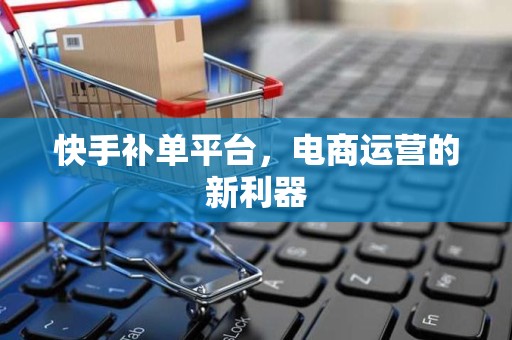 快手补单平台，电商运营的新利器