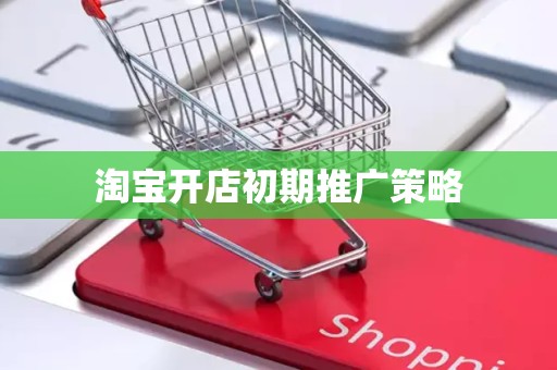 淘宝开店初期推广策略