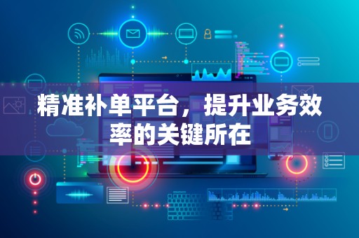 精准补单平台，提升业务效率的关键所在