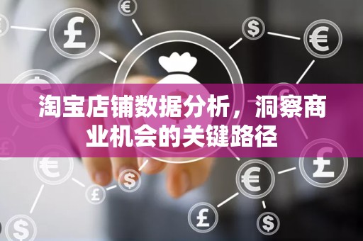 淘宝店铺数据分析，洞察商业机会的关键路径