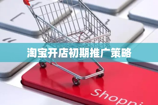 淘宝开店初期推广策略