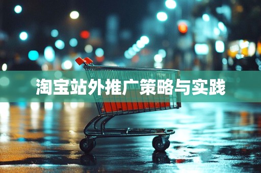 淘宝站外推广策略与实践