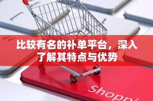 比较有名的补单平台，深入了解其特点与优势