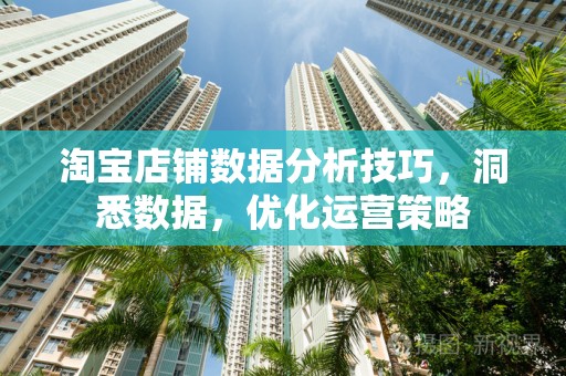 淘宝店铺数据分析技巧，洞悉数据，优化运营策略