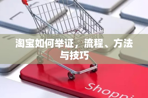 淘宝如何举证，流程、方法与技巧