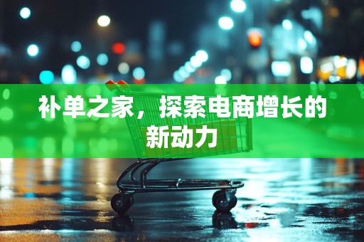 补单之家，探索电商增长的新动力