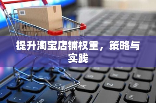 提升淘宝店铺权重，策略与实践
