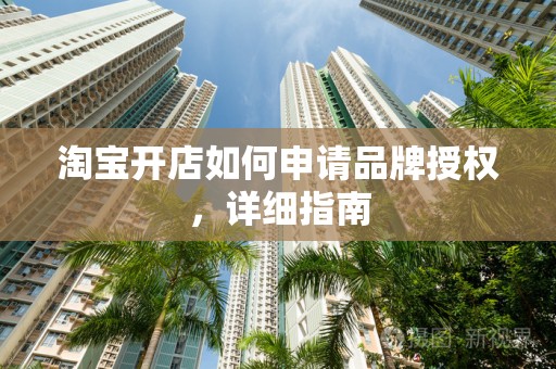 淘宝开店如何申请品牌授权，详细指南