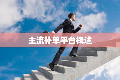 主流补单平台概述