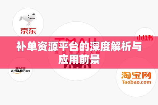 补单资源平台的深度解析与应用前景