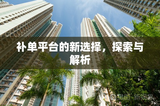 补单平台的新选择，探索与解析