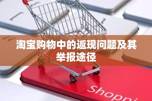 淘宝购物中的返现问题及其举报途径