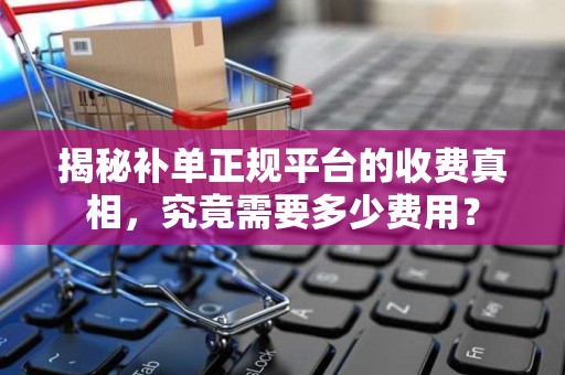 揭秘补单正规平台的收费真相，究竟需要多少费用？