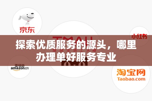 探索优质服务的源头，哪里办理单好服务专业