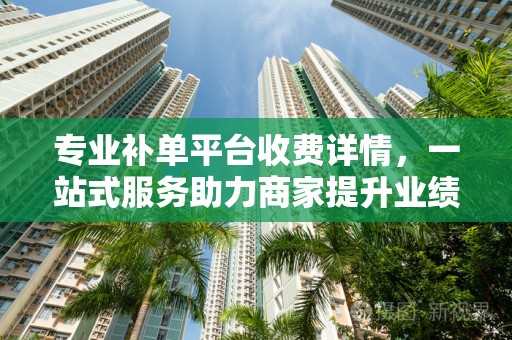 专业补单平台收费详情，一站式服务助力商家提升业绩