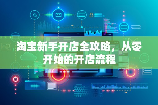 淘宝新手开店全攻略，从零开始的开店流程