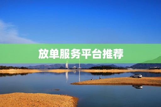放单服务平台推荐