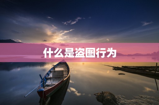 什么是盗图行为