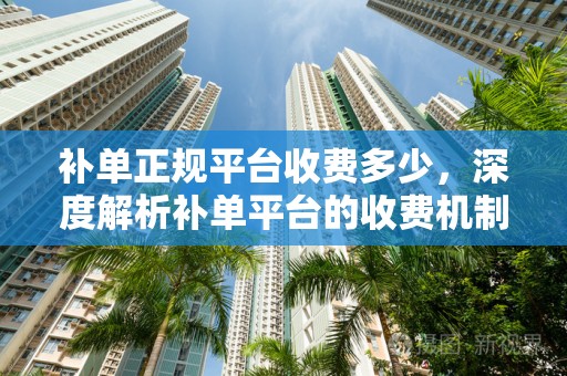 补单正规平台收费多少，深度解析补单平台的收费机制与服务质量
