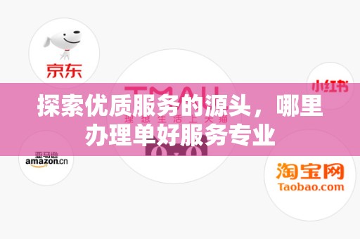 探索优质服务的源头，哪里办理单好服务专业
