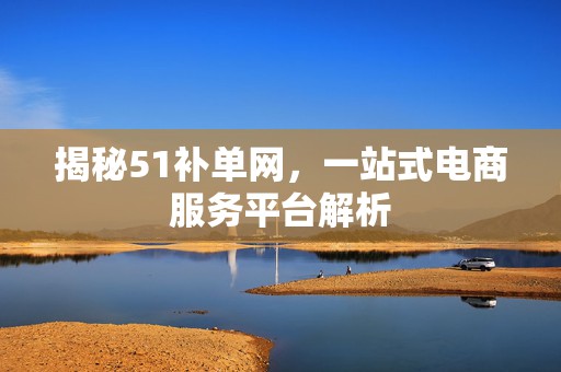揭秘51补单网，一站式电商服务平台解析