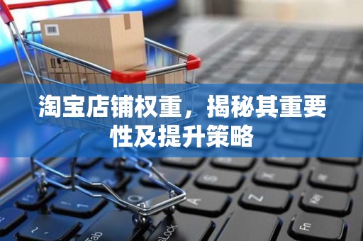 淘宝店铺权重，揭秘其重要性及提升策略