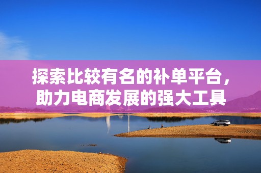 探索比较有名的补单平台，助力电商发展的强大工具