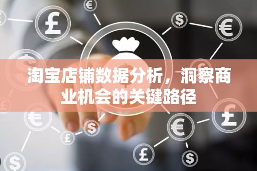 淘宝店铺数据分析，洞察商业机会的关键路径
