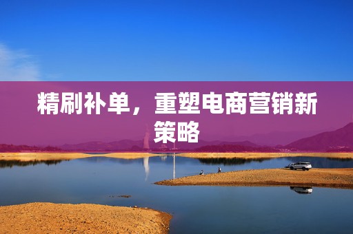 精刷补单，重塑电商营销新策略