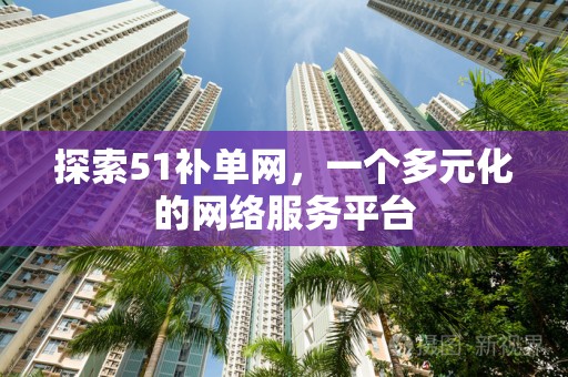 探索51补单网，一个多元化的网络服务平台