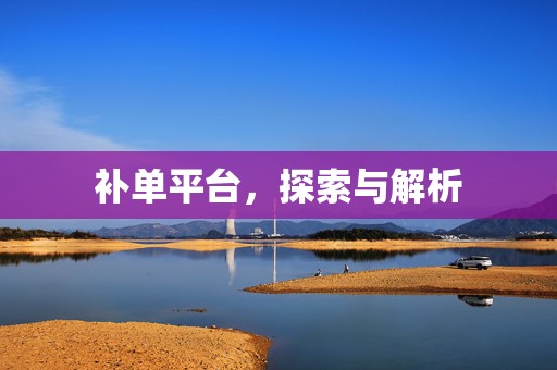 补单平台，探索与解析
