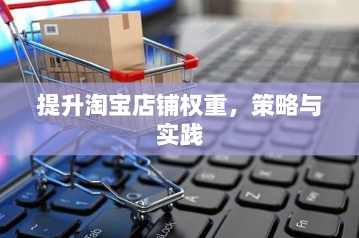 提升淘宝店铺权重，策略与实践
