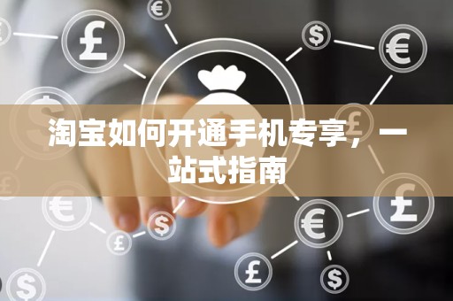 淘宝如何开通手机专享，一站式指南