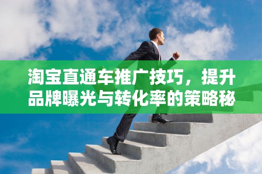 淘宝直通车推广技巧，提升品牌曝光与转化率的策略秘籍