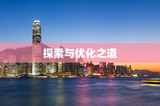 探索与优化之道