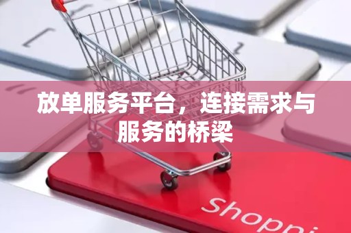 放单服务平台，连接需求与服务的桥梁