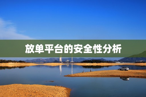 放单平台的安全性分析