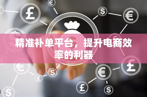 精准补单平台，提升电商效率的利器