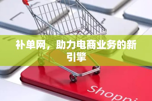 补单网，助力电商业务的新引擎