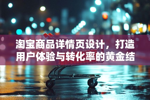 淘宝商品详情页设计，打造用户体验与转化率的黄金结合点