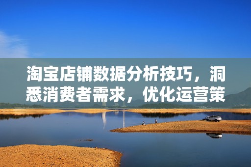 淘宝店铺数据分析技巧，洞悉消费者需求，优化运营策略