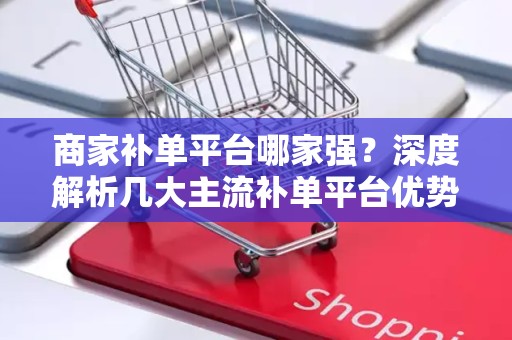 商家补单平台哪家强？深度解析几大主流补单平台优势