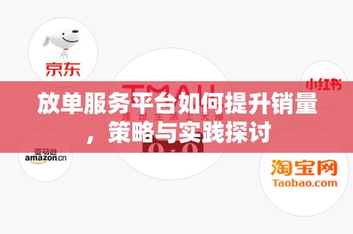 放单服务平台如何提升销量，策略与实践探讨