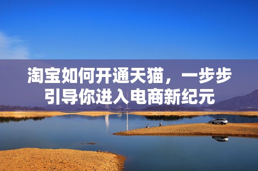 淘宝如何开通天猫，一步步引导你进入电商新纪元
